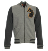 1st Base Grey Full Zip Sweatshirt