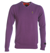 Beech Ball Orchid V-Neck Sweater and