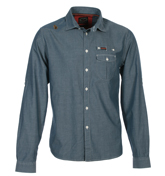 Block Mid Blue Chambrey Shirt