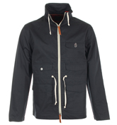 Bret Navy Full Zip Over-Shirt