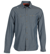 Crib Mid Blue Chambery Shirt