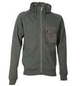 Matey Grey Full Zip Hooded Sweatshirt