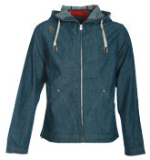 Rochelle Mid Blue Hooded Jacket