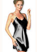 V-neck silk slip