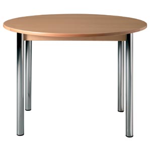 Luna Round Drop-leaf Dining Table