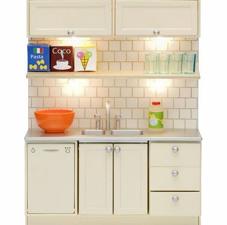 Lundby 1:18 Scale Dolls House Smaland Washing Up Sink and Dishwasher