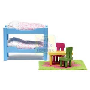 Dolls House Sm land Childrens Bedroom