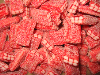 Lutti Fizzy Strawberry Bricks