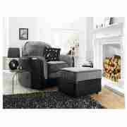 Luxor Swivel Armchair, Charcoal