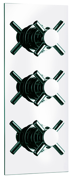 Thermostatic Valve Triple Control Cross