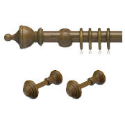 35mm Wood Pole Urn Finial 200cm & Pair Of