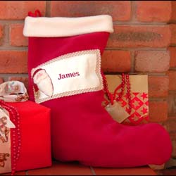 Fleece Personalised Christmas Stocking