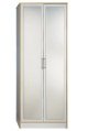 LXDirect 2-door wardrobe with mirror in maple