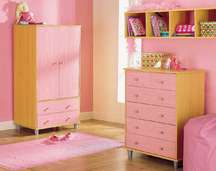 2-drawer combination wardrobe