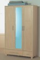 LXDirect 3-door 2-drawer wardrobe