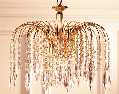 LXDirect 3-light crystal chandelier