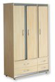 LXDirect chicago three-door four-drawer wardrobe