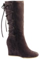 LXDirect linguine round-toe high-leg boots