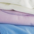 LXDirect plain-dye fleece throw