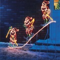 LXDirect rope light 3 skiing santas