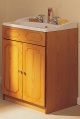 LXDirect wood-effect vanity unit