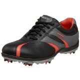 Lyle & Scott Ecco Golf Ladies Casual Cool Hydromax Black/Poppy #38553 Shoe 36