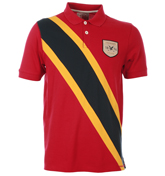 Lyle and Scott Deep Tomato Pique Polo Shirt