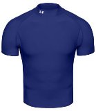 Lyle & Scott Under Armour Coldgear Mock Short Sleeve Royal XL