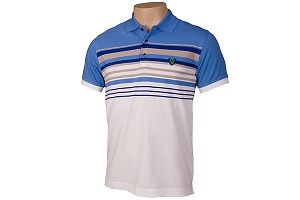 Lyle and Scott Club Stripe Front Cotton Pique