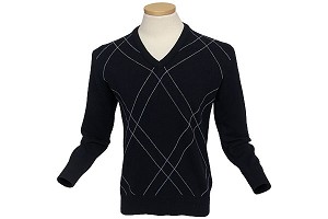 Lyle and Scott V-Neck Lambswool Sweater (Machine Washable)