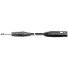 Professional 6.3mm stereo jack to (F) XLR 10m