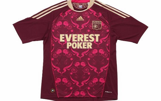 Lyon Adidas olympique lyonnais shirt jersey 2010/2011 - XL