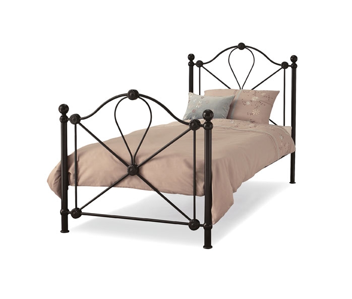 Lyon Black Single Bedstead