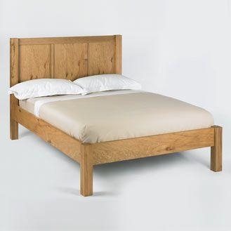 Lyon Oak 150cm Bedstead (Sprung Slats)