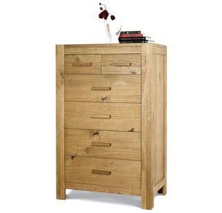 lyon Oak 4 2 Drawer Chest