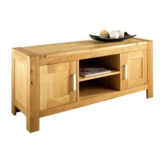 Lyon Oak Large Entertainment Unit