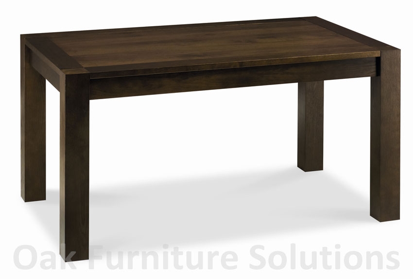 Lyon Walnut 150cm Fixed Dining Table