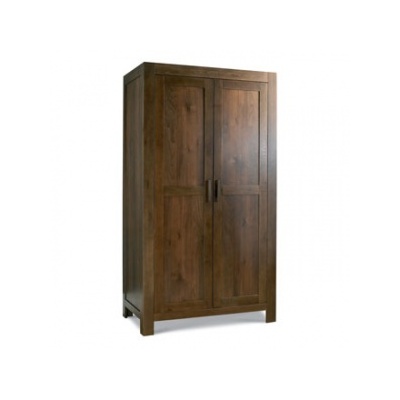 Lyon Walnut Double Wardrobe