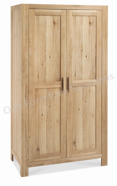 Lyon Washed Oak Double Wardrobe