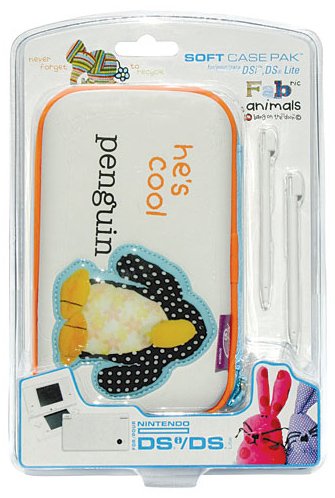 FAB Animals Case Penguin Design for DS