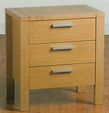 3 Drawer Bedside Chest