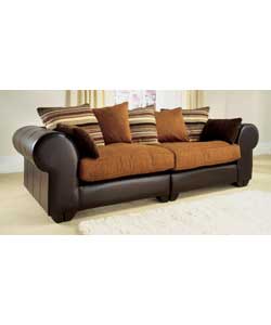 Extra Large Sofa - Chocolate