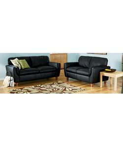 Large and Regular Sofa - Black