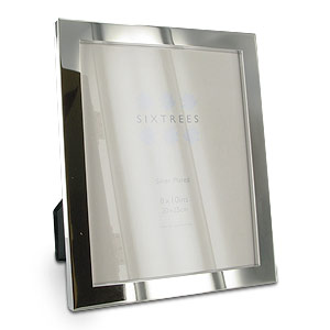 madrid Shiny Silver 8 x 10 Photo Frame