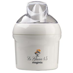 Ice Cream Maker, 11048 Le Glacier 1.5, White