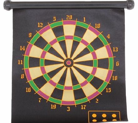 Magnetic Roll Up Dart Board Reverseable Magnetic Roll Up Dart Board With Darts Dartboard One side Target on Reverse