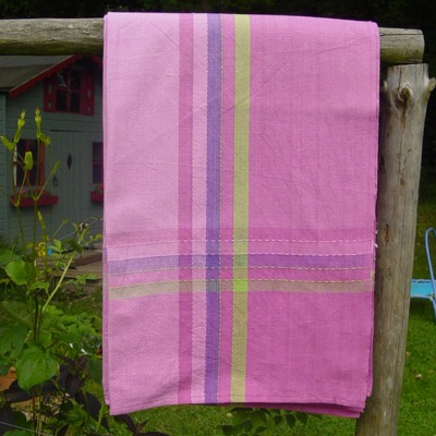 Cotton Table Cloth PINK Fair Trade