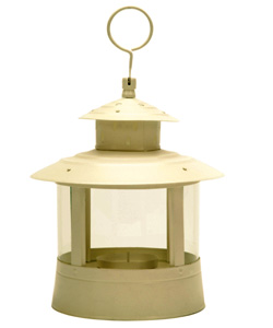 Maison Blue Nautical Lantern in Cream