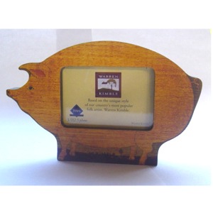 Maison Blue Pig Photo Frame