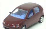 Majorette Fiat Punto 2 Series 5 Doors in Bordeaux Met Scale 1:43